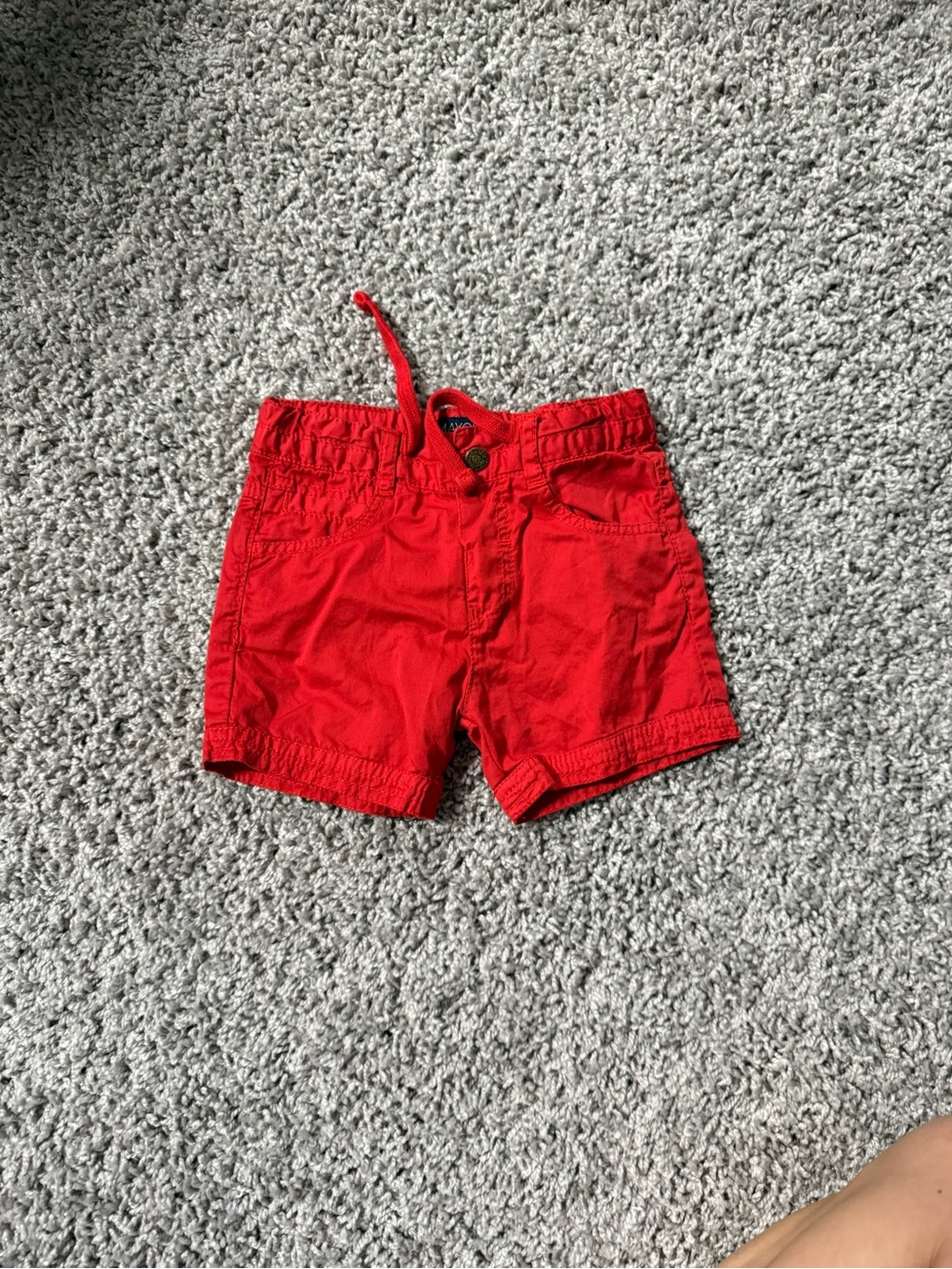 Mayoral Red Cotton Drawstring Shorts